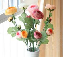 Silk Fabric Flower in China